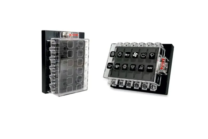 Caja Portafusibles 12 Fusibles Standard