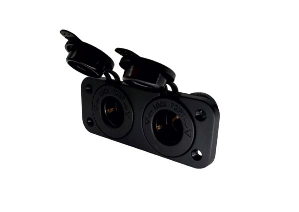 Conector Empotrar Doble, 12v+12v