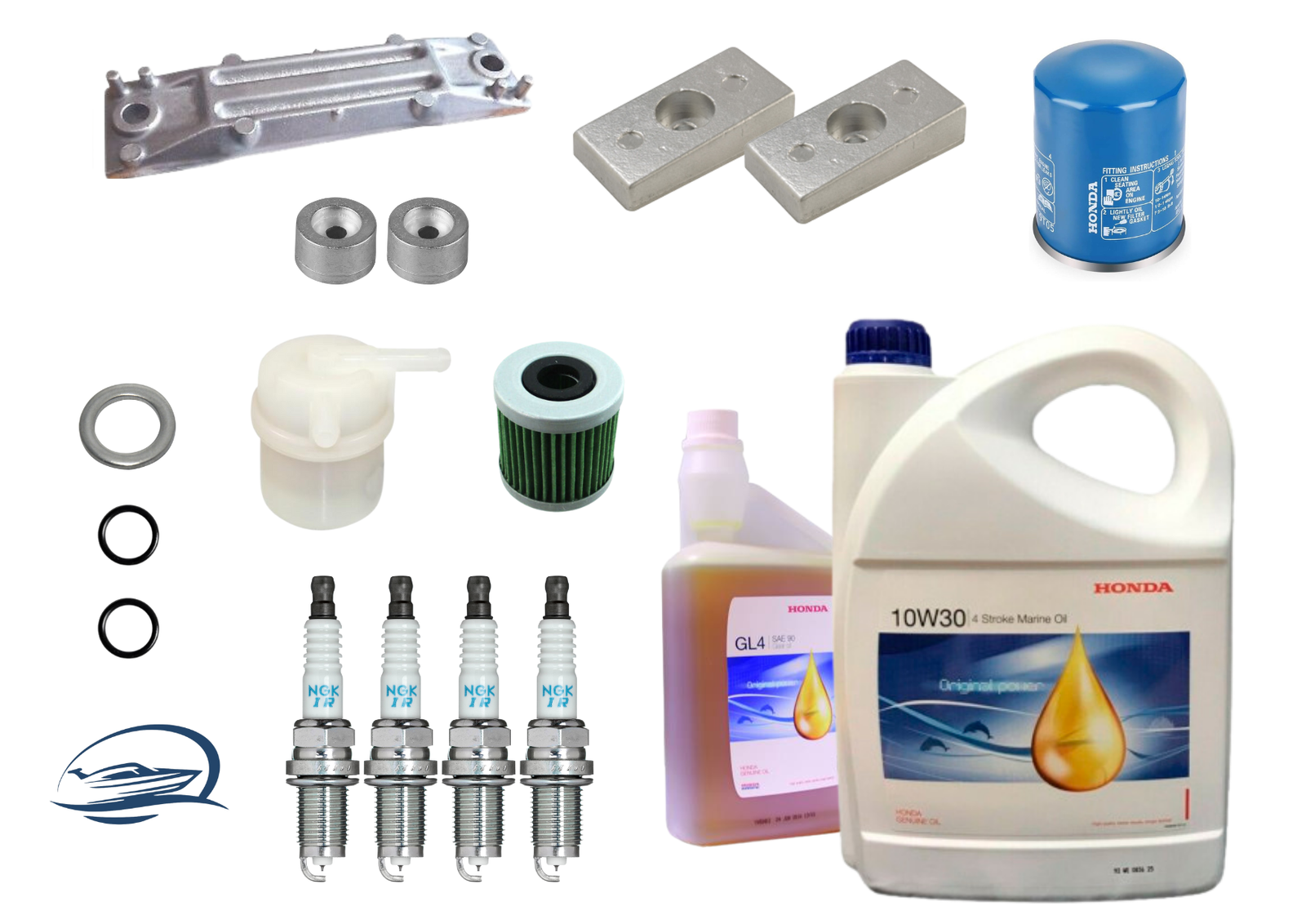 Kit Mantenimiento Honda BF100-Aceite Honda